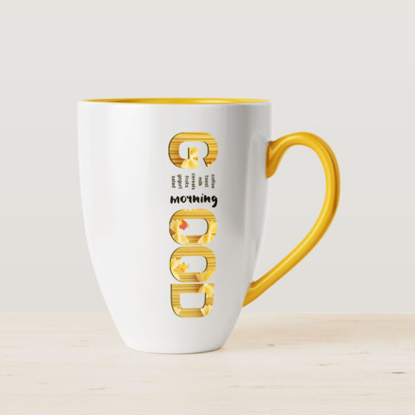 White Printed Coffee Mug Buy Online in India