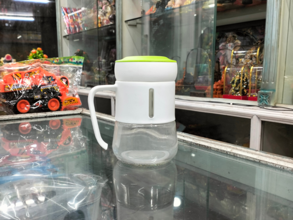 Glass Mug with lid and handle price in India