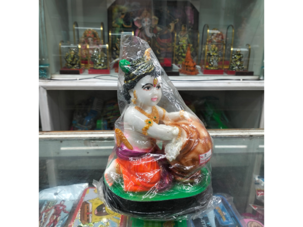 Makhan Chor Marble Statue - Image 2