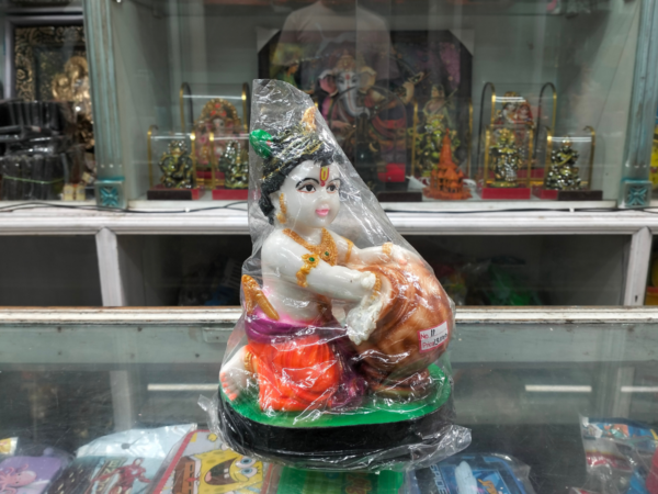 Makhan Chor Marble Statue - Image 4