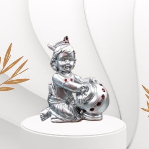 Makhan Chor Metal Statue