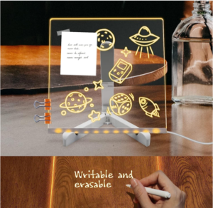 3D Acrylic Writing Pad with Pen
