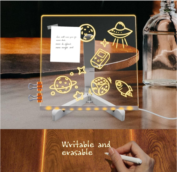 3D Acrylic Writing pad with Pen price in India