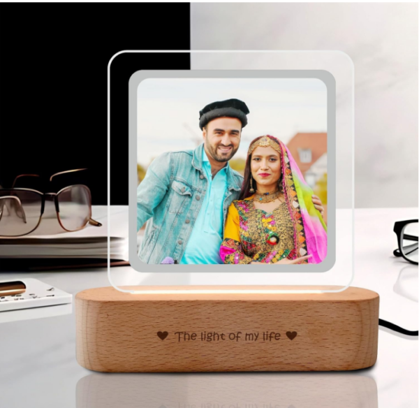 Arcylic Personalized Photo Frame For Anniversary Gift