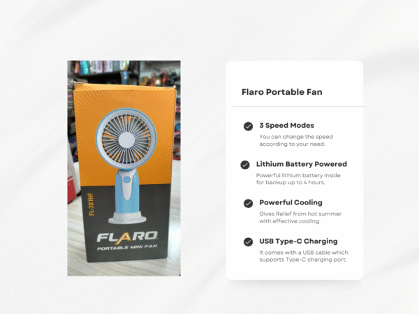 Flaro Portable Mini Fan Price in India